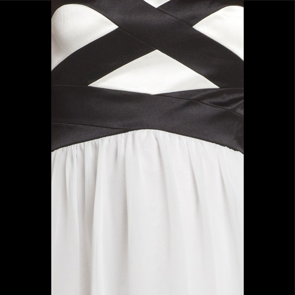 NWT HAILEY LOGAN by ADRIANNA PAPELL Sweetheart Chiffon Dress 5 - Picture 3 of 8